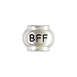  BFF Best Friends Forever Solid Sterling Silver Message 