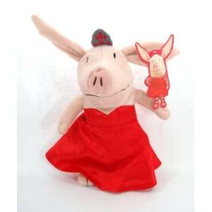  Ian Falconers Olivia 15 Inch Plush Doll in Red Dress 
