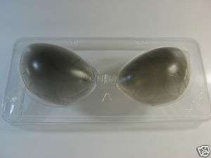   ADHESIVE BRA OR BRA INSERTS SILICONE STRAPLESS BACKLESS BLACK CUPS ABC