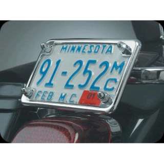 Kuryakyn 9166 License Plate Frame And Back Plate Set For Harley 