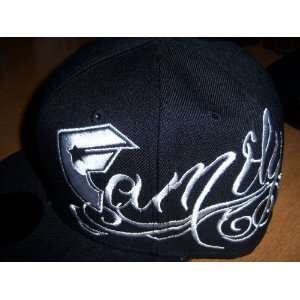 Black Famous Stars and Straps Cap Family Side Logo New Era 59Fifty 