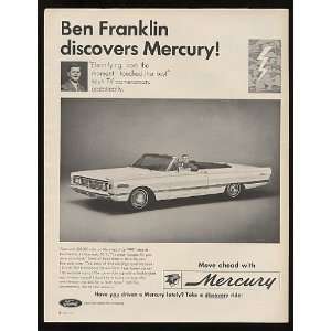   Ben Franklin NY Mercury Marauder Convertible Print Ad (10350): Home
