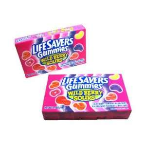 Lifesavers Gummies   Sours   Wild Berry, Movie size, 3.5 oz box, 12 