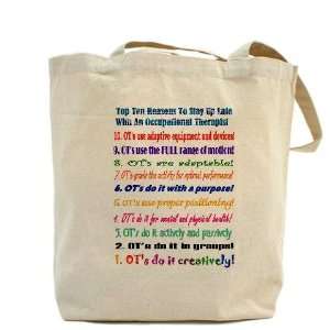  Up Late OT Top 10 Funny Tote Bag by  Beauty