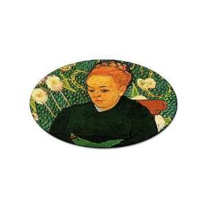  La Berceuse Augustine Roulin By Vincent Van Gogh Oval 