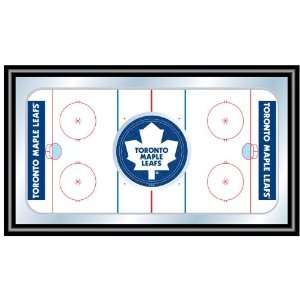  NHL Toronto Maple Leafs Framed Hockey Rink Mirror: Home 
