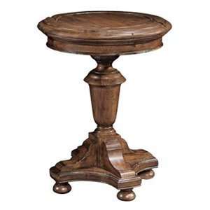  Bernhardt Furniture 428 122 Santa Pedestal End Table 