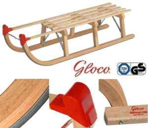 Traditional wooden DAVOS toboggan Snow Sledge sled 110  