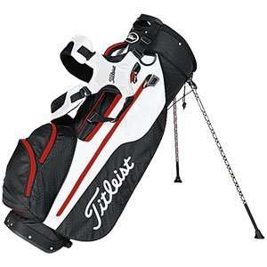  Titleist Lightweight Stand Bags Black/White/Red: Sports 