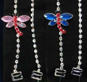 Rhinestones Bra Straps with Dragonfly or Butterfly  
