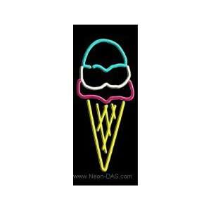  Ice Cream Cones Neon Sign 32 x 13: Home Improvement