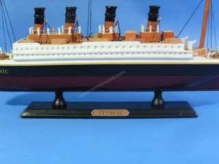 RMS Titanic 14 Wooden Ship Replica Model  