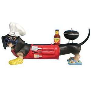  Hot Diggity Dog BBQ Wiener Figurine