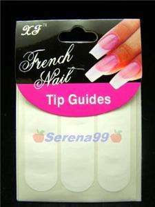 French Manicure Tip Guide Perpect Line Strip (round)  