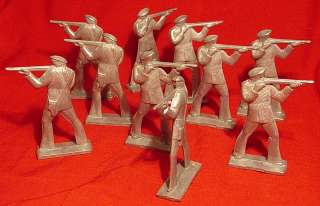 This is a vintage Soviet set of 10 tin soldier (navy mens). Material 