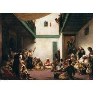   Delacroix   32 x 24 inches   Jewish Wedding in Morocco