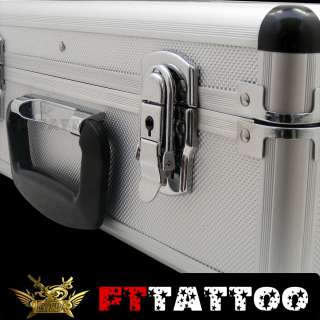 Large White Tattoo Carrying Case Kit for Traveling  