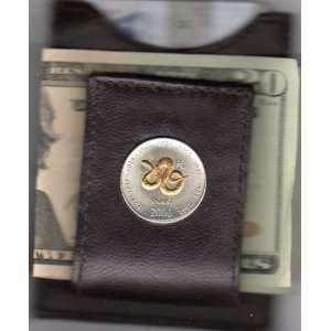   Silver Somalia Snake, Coin   (Folding) Money clips