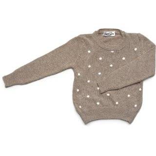 Special Day Beige and Cream Spot Wool and Cashmere Pullover by Special 
