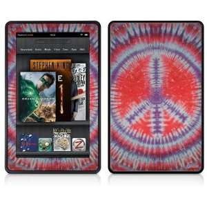   Kindle Fire Skin   Tie Dye Peace Sign 105 by uSkins: Everything Else