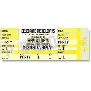  Tax Department Holiday Party Ticket Invitations