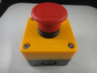 Red Sign Emergency Stop Push Button 660V Switch  