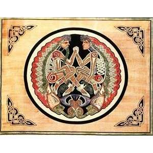  Cotton Celtic Lovers Print Tapestry