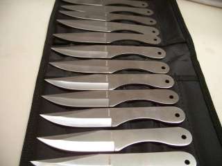 THROWING TARGET KNIVES   12 pc. Set   SHARP EDGE knife 6 Hibben Clone 