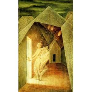   Remedios Varo   24 x 40 inches   The threads of fate