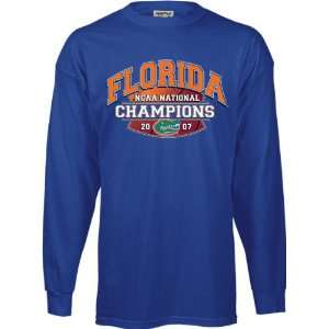  Florida Gators 2007 NCAA Basketball National Champions Blue Big 