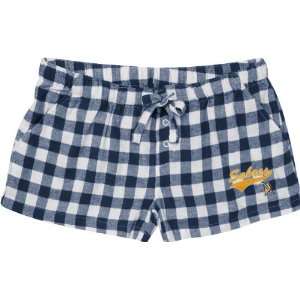   Sabres Womens Navy Paramount Flannel Shorts