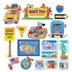  PATRIOTIC ROAD TRIP BULLETIN BOARD Toys & Games