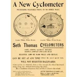   Clock BicycleThomaston Connecticut   Original Print Ad: Home & Kitchen