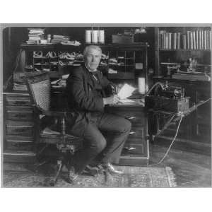  Thomas Alva Edison,1847 1931,dictating machine,inventor 