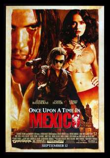 ONCE UPON A TIME IN MEXICO * MOVIE POSTER SALMA HAYEK  