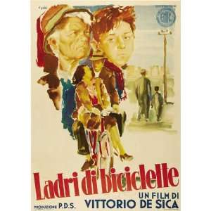  Bicycle Thieves Poster Movie Italian (11 x 17 Inches 