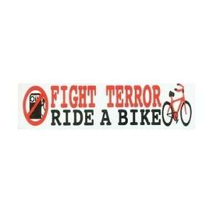   Network   Fight Terror Ride A Bike   Mini Stickers 1.5 in x 5.5 in