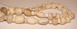 Ancient Shell Central Asian Round BEAD Ethnic NECKLACE  