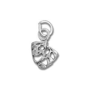    Sterling Silver Drama Thespian Masks Charm