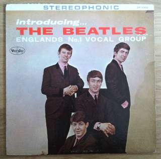 BEATLES Introducing The Beatles LP (Vee Jay) TRUE STEREO PRESSING 