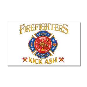   Magnet 20 x 12 Firefighters Kick Ash   Fire Fighter 