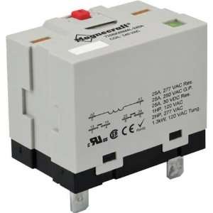  MAGNECRAFT 725BXXBM4L 24A Relay,Power,6 Pin,DPST NO,25A 