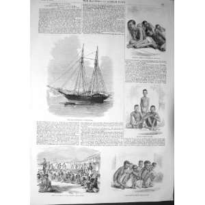 1857 SLAVE SCHOONER PORT ROYAL SHIP FORT AUGUSTA: Home 