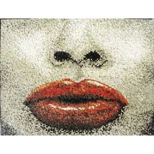   30x40 Kiss Marble Mosaic Wall Panel Bedroom Art Tile: Everything Else