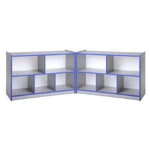  Low Fold & Lock Cabinet, Laminate Color: Wood Grain: Office Products