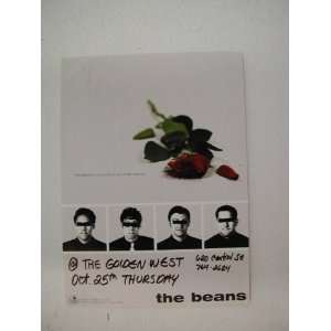  The Beans Handbill Poster Band shot 