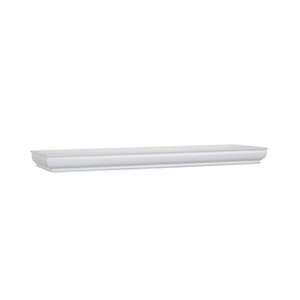  Floating Ledge shelf 4d x 35w  White