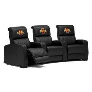   ISU Cyclones Leather Theater Seating/Chair 3pc: Sports & Outdoors
