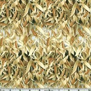  45 Wide Down On The Farm Corn Harvest Maize Fabric By 