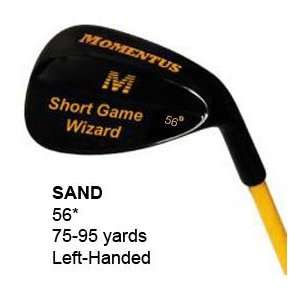   Short Game Wizard Golf Sand Black Wedge 56* LH: Sports & Outdoors